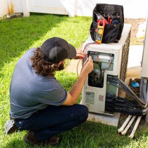 Pinellas Comfort Systems Technician During Home Repair